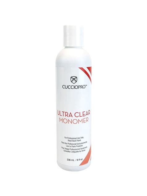 ultra clear acrylic monomer 472ml 16oz cuccio