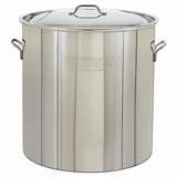 100 Quart Stainless Steel Pot With Basket