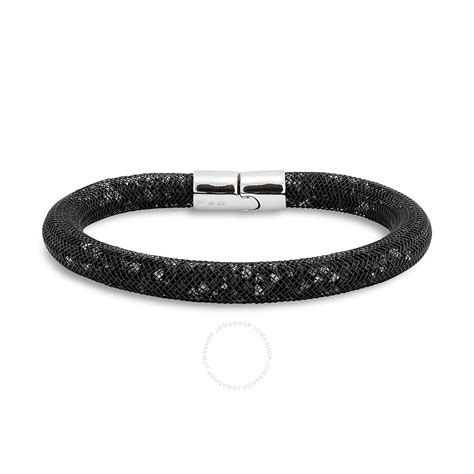 Swarovski Stardust Black Bracelet 5089843 Swarovski Ladies Jewelry