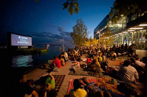 Walk through underwater tunnels at the aquarium of the bay; Free outdoor movies in Toronto summer 2013