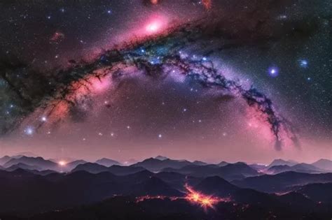 A Realistic Photo Of Galaxy In Night Sky Natural G Openart