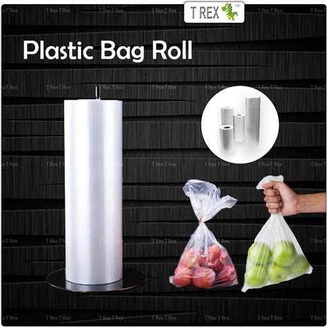Ready Stock Multipurpose Food Packaging Plastic Bag Roll Hm