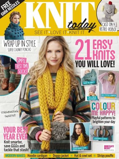 Knit Today Magazine February 2016 Back Issue