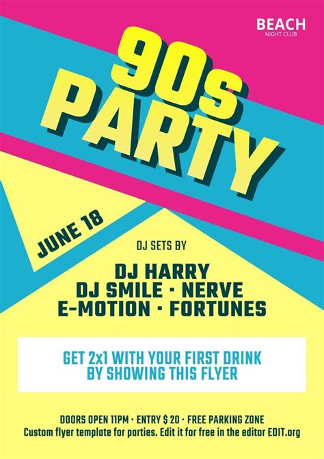Free Party Flyer Templates