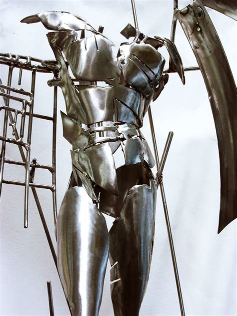 Figurative Steel Sculptures By Jordi Díez Fernández Daily Design