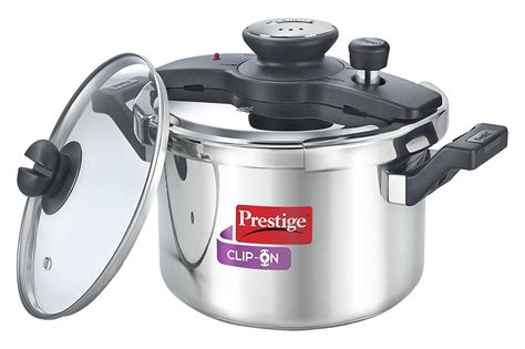 Prestige Clip On Stainless Steel Pressure Cooker Cook And