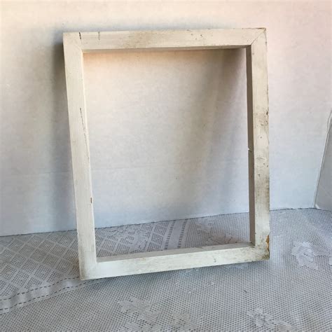 Vintage Rustic White Wooden Picture Frame 8 X 10 Inch Wood Wooden
