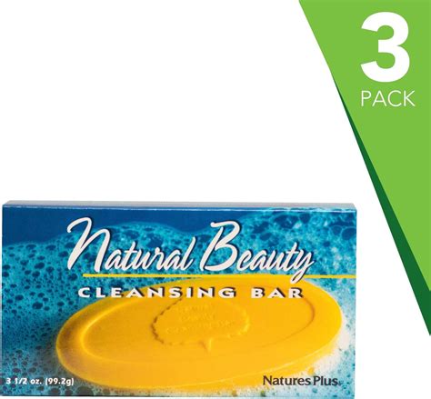 Natures Plus Natural Beauty Cleansing Bar 35 Oz 3 Pack