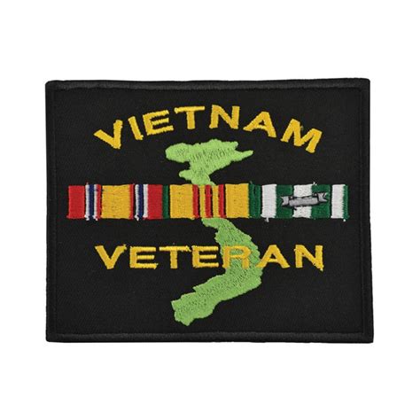 Vietnam Veteran Patch With Country And Ribbons Sgt Grit