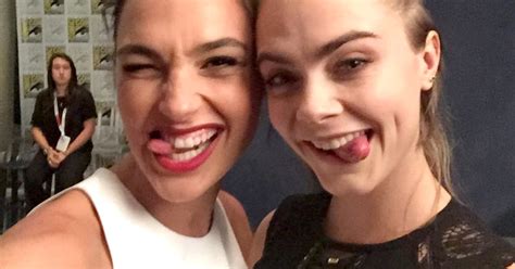 Gal Gadot Cara Delevingne Supermodel And Best Friend To The Stars Us Weekly