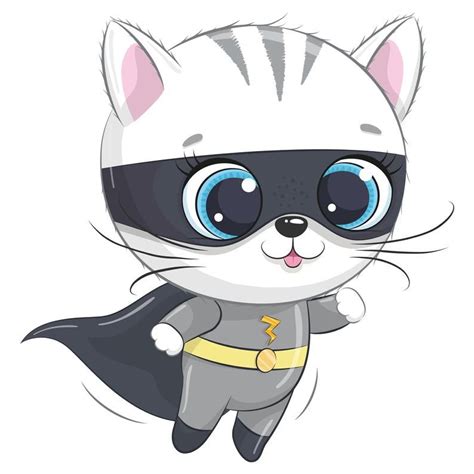 Cute Baby Animal Superhero Clipart Png Eps Jpeg Boy Super Etsy In