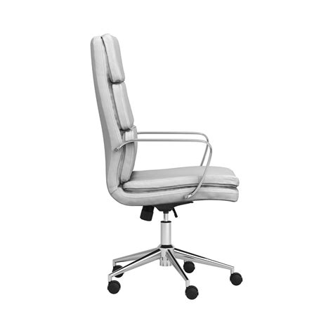 High Back Upholstered Office Chair White Coaster Fine Furn