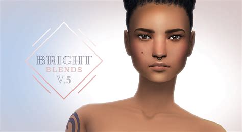 Bright Blends V5 Skin By Littlecakes Sims 4 The Sims 4 Skin Sims 4