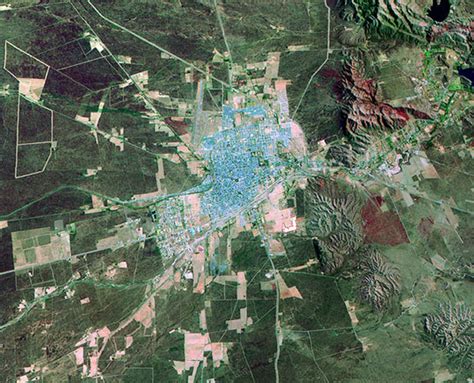 Satellite Image Of The City Of San Luis Province Of San Luis