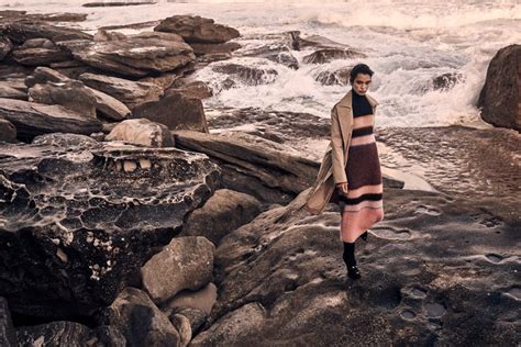 Elle Indonesia August Zoe Barnard By Jeremy Choh Fashion Props Nature Editorial Fashion