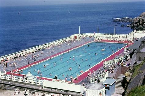 Tynemouth Outdoor Swimming Pool Forty Years Ago Outdoor Swimming