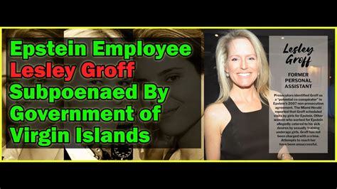 Lesley Groff Subpoenaed In The Virgin Islands Rodeslav Youtube