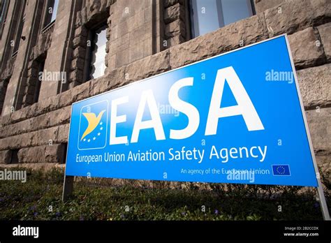 Signboard Of The Head Office Of The European Aviation Safety Agency