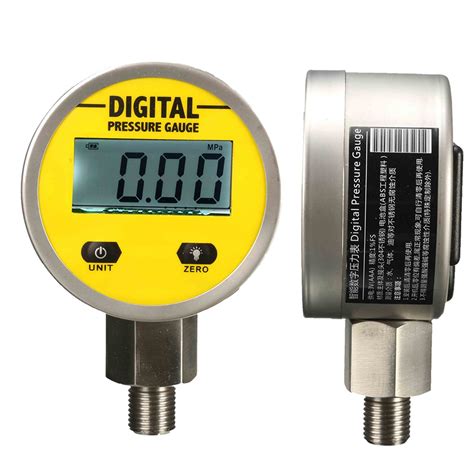 Digital Hydraulic Pressure Gauge 0 250bar 25mpa 3600psi Bsp14inch Base