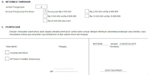 Struktur npwp yang baru ini bersifat tetap dan berlaku nasional. Cara Mengisi Formulir NPWP Pribadi 2020 - Tutorial Pajak