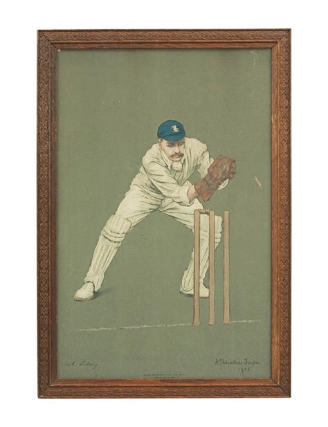 Set Of Six Chevallier Tayler Cricket Prints For Sale At 1stdibs