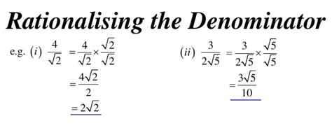 How To Rationalize The Denominator