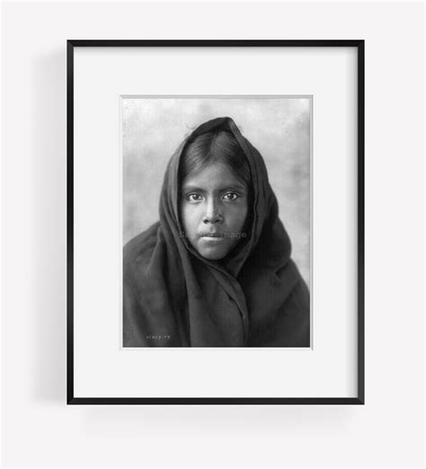 1907 Photo Qahatika Girl Qahatika Girl Wearing Scarf Head And