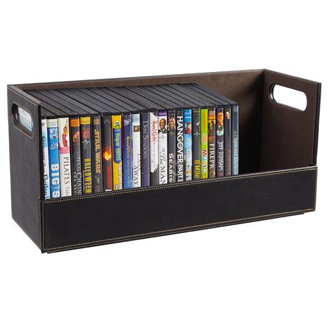 Buy Stock Your Home Dvd Storage Box Movie Shelf Organizer For Blu Ray Video Game Cases Cds
