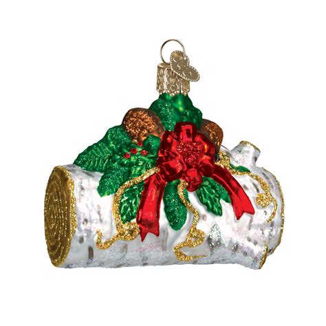 YULE LOG | Old world christmas ornaments, Christmas ornaments, Vintage christmas ornaments