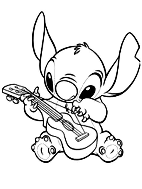 Lilo & stitch is a popular cartoon from disney studios. Lilo and stitch coloring pages to download and print for free