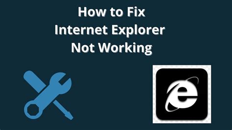 How To Fix Internet Explorer Not Working By Noah1195 On Deviantart