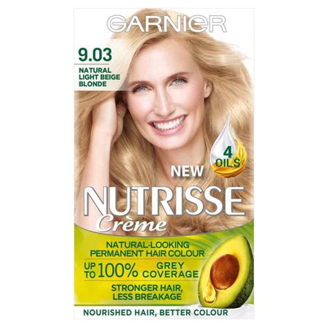 Garnier Nutrisse 903 Light Beige Blonde Prmt Hdye Tesco Groceries