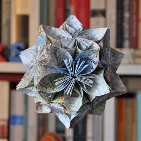 makey vicky: origami flower ball