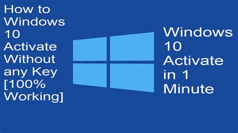 How To Activate Windows 10 Without Any Product Key 100 Working All