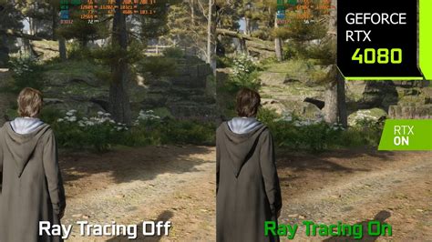 Hogwarts Legacy Ray Tracing On Vs Off Graphicsperformance Comparison