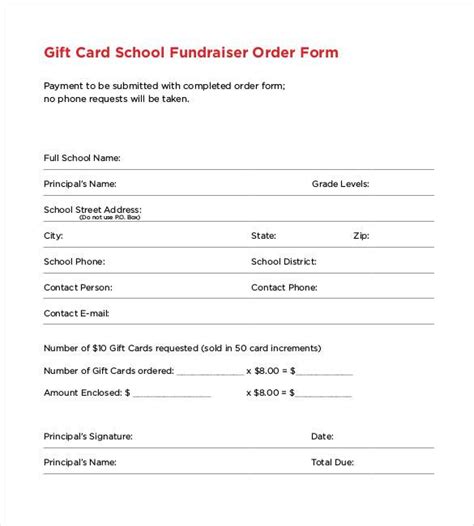 Free 17 Sample Fundraiser Order Templates In Pdf Ms Word Excel