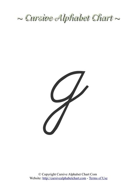 Maybe you would like to learn more about one of these? Cursive Alphabets G PDF Charts | Cursive Alphabet Chart.com