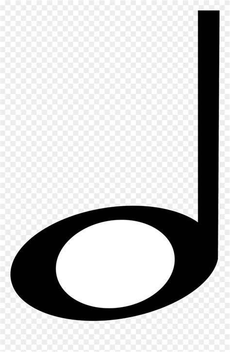 Music Halfnote Svg File Music Half Note Vector Png Clipart 91051