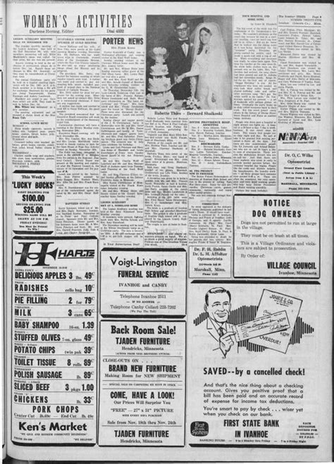 Welcome To The Ivanhoe Times Newspaper Archive Ivanhoe Times 1971