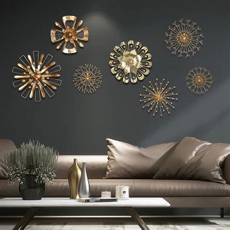Choose from a variety of materials or styles to create a seamless, professional looking design for your walls at an affordable. Modern Blossom Abstract Metal Wall Art Home Decor Iron ...