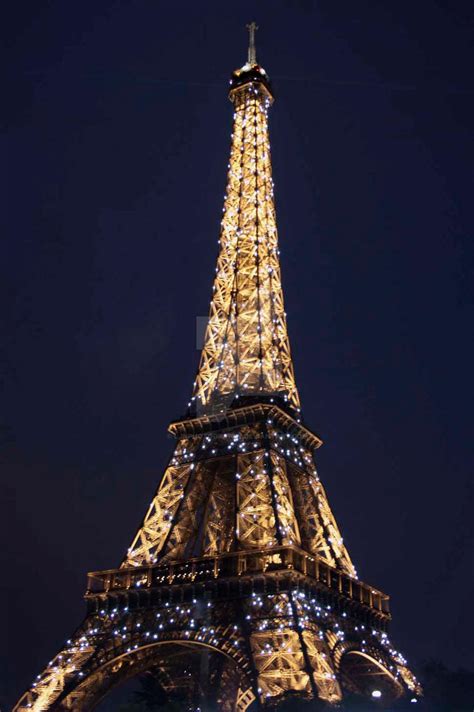 The Eiffel Tower At Night Sparkling By Ljnphotography On Deviantart