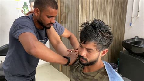asmr indian barber intense head massage by roxy youtube