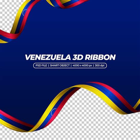 Cinta Con Bandera De Venezuela Color D Archivo Psd Premium