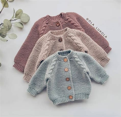 English Knitting Pattern For Beginners Sweater Jumper Basic Baby