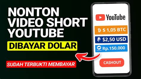 video short youtube dibayar