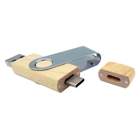 Type C Usb Drive Twister Wood Available In Usb20usb30