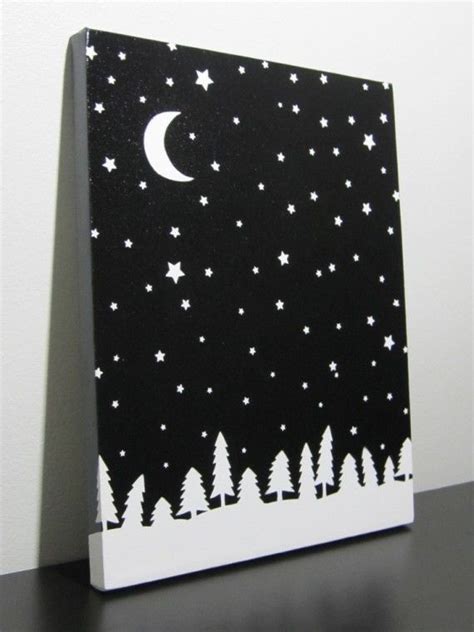 Acrylic Paint Black Canvas Art Ideas I Love Art And Color But Also