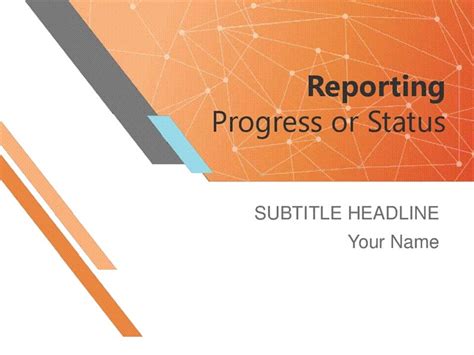 Powerpoint Status Report Template