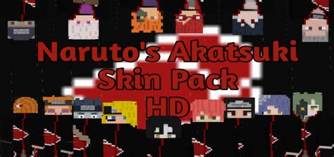 Use sharingan, byakugan, mangekyo, rinnegan, susanoos !!! Naruto's Akatsuki Skin Pack | Minecraft Skin Packs
