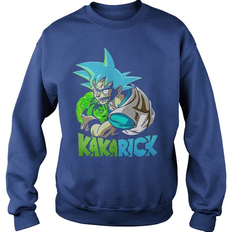 @dbz.go for more hot content! Rick Morty Dragon Ball Z Kakarick Shirt - Premium Tee Shirt
